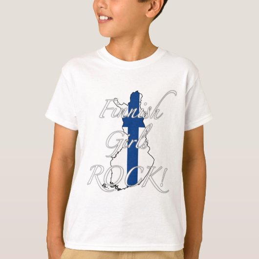 Finse Girls Rock! T-shirt (Voorkant)