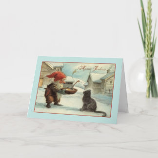  Finse Hyvää Joulua kerst Kaart