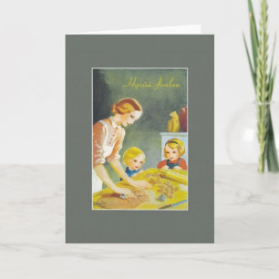 Finse Hyvää Joulua-kerstkaart Feestdagen Kaart