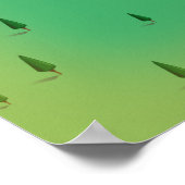 Finse kaart voor het meer poster (Hoek)