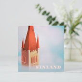 Finse kerkreisposter (Staand voorkant)