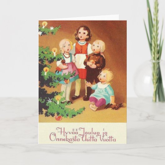  Finse kerst- en nieuwjaarskaart Feestdagen Kaart (Voorkant)