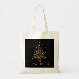 Finse kerstboom Finse sierdecoratie Tote Bag