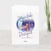 Finse Kerstkaart - joulua de Kerstman - Hyvää Feestdagen Kaart (Achterkant)