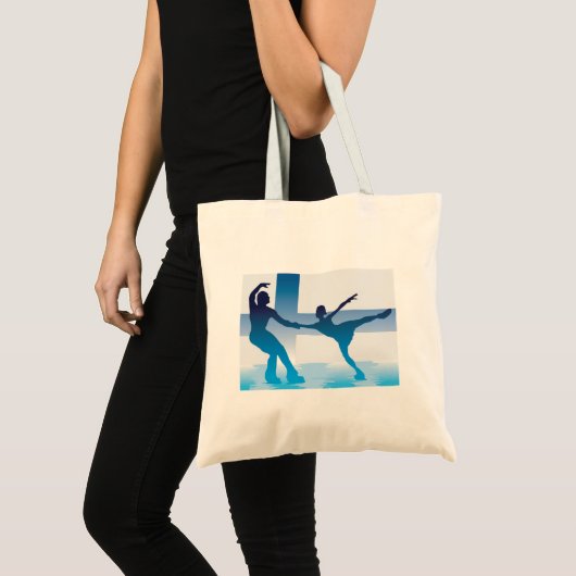 Finse kunstschaatsers Canvas tas (Voorkant (product))