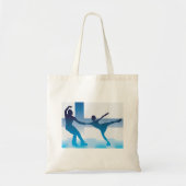 Finse kunstschaatsers Canvas tas (Voorkant)
