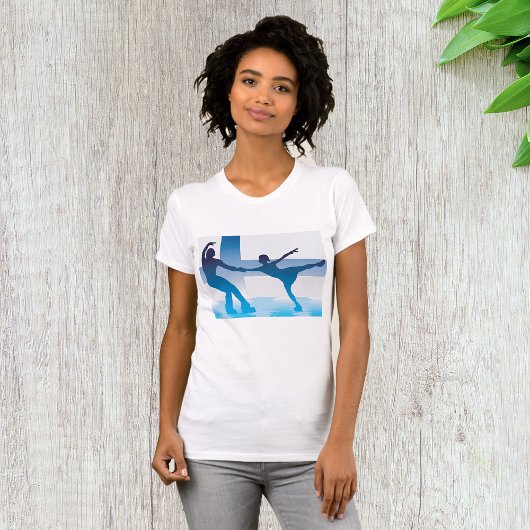 Finse kunstschaatsers vrouwen T-shirt