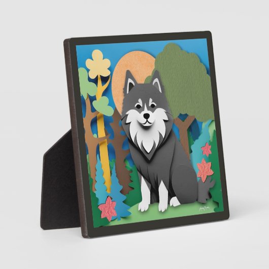 FINSE langhond Fotoplaat (Voorkant)