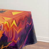 Finse langhond Halloween heks en pompoen Tafelkleed (Voorbeeld)