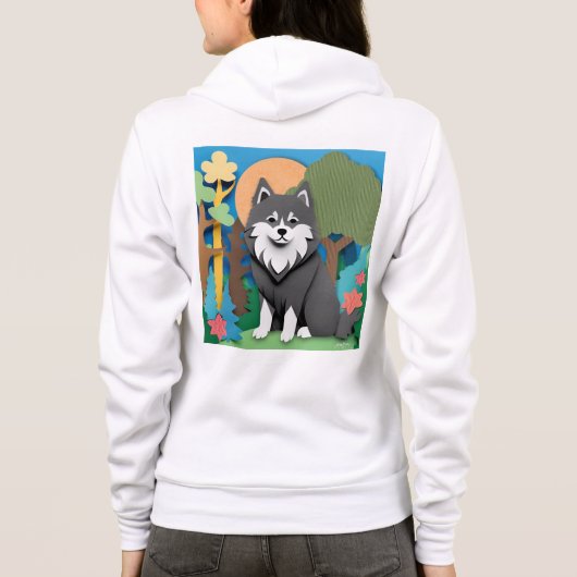 FINSE langhond Hoodie (Achterkant)