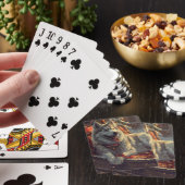 Finse Laphond Honden Kerstfeest Pokerkaarten (Insitu)