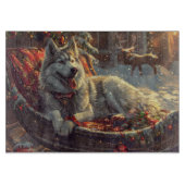 Finse Laphund hond Kerstmis Feest Snijplank (Voorkant)