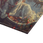 Finse Laphund hond Kerstmis Feest Snijplank (Hoek)