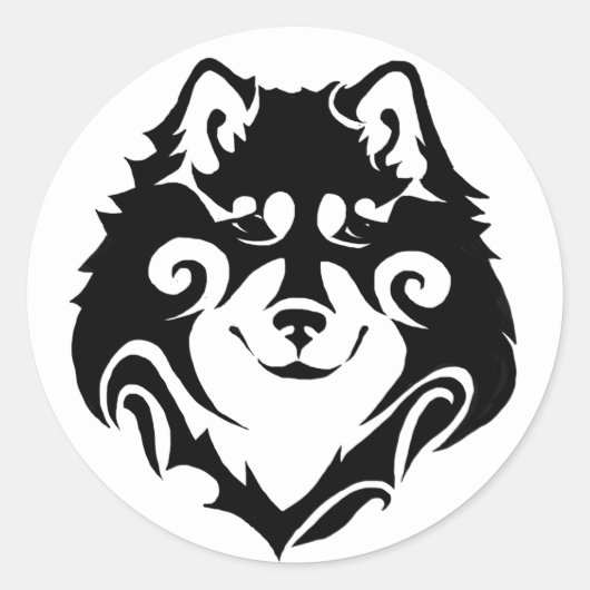 FINSE LAPLANDHOND - stickers (Voorkant)