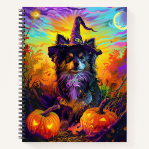 Finse Lapphond Heksen Halloween en Pompoen Notitieboek