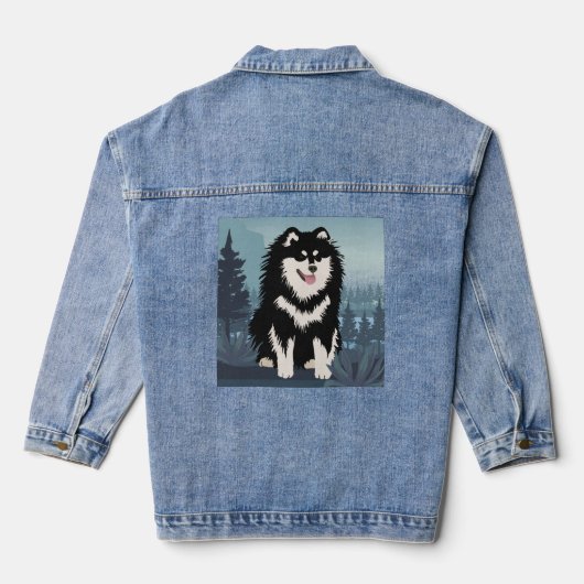 FINSE LAPPHUND Denim Jas Denim Jacket (Achterkant)