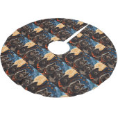 Finse Lapphund Halloween Spooky Kerstboom Rok (Gekanteld)