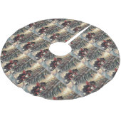 Finse Lapphund Hond Rijden Motorfiets Kerstmis Kerstboom Rok (Gekanteld)