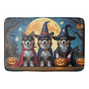 Finse Lapphund Honden Pompoen Halloween Grappig Badmat