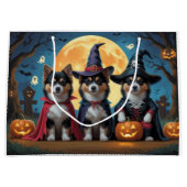 Finse Lapphund Honden Pompoen Halloween Grappig Groot Cadeauzakje (Voorkant)