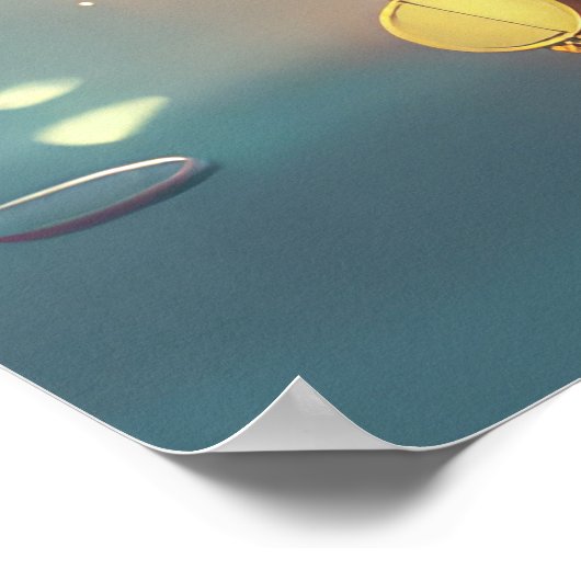 Finse Lapphund Kerstfeest reis Poster (Hoek)