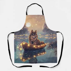 Finse Lapphund Kerstfeest reis Schort