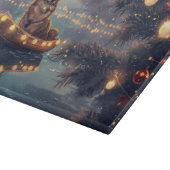 Finse Lapphund Kerstfeest reis Snijplank (Hoek)