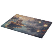 Finse Lapphund Kerstfeest reis Snijplank (Hoek)