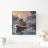 Finse Lapphund Kerstfeest reis Vierkante Klok (Huis)