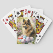 Finse Lapphund met paaseieren Pokerkaarten (Achterkant)