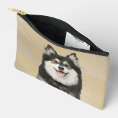 Finse Lapphund Schilderen Zwart en Tan Dog Art Etui (Open)