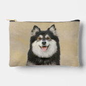 Finse Lapphund Schilderen Zwart en Tan Dog Art Etui (Voorkant)