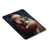 Finse Lapphund Sinterklaas Feestelijke Kerstmis Magneet (Rechterzijde)
