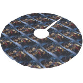 Finse Lapphund Sneeuwslee Kerst Decor Kerstboom Rok (Gekanteld)