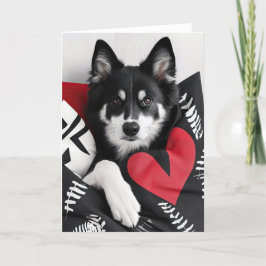 Finse Lapphund Valentijn Kaart