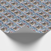 Finse Lapphund Winter Wonderland Christmas Joy Cadeaupapier (Hoek)