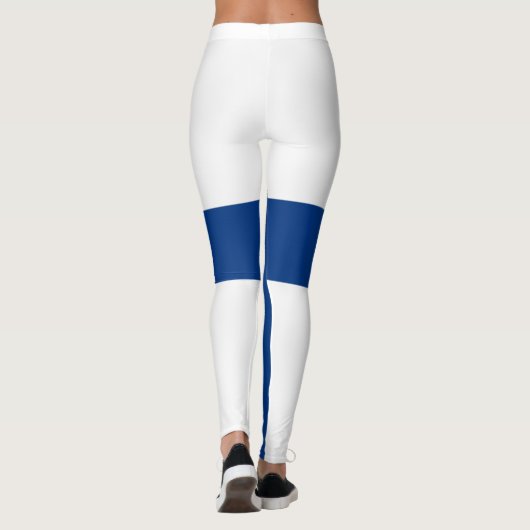 Finse Leggings met de vlag (Finland) (Achterkant)