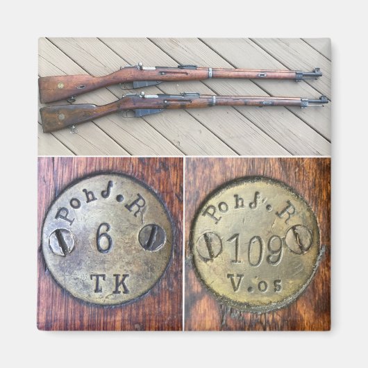 Finse M27 Mosin Nagant's met Stock Disks Magneet (Voorkant)