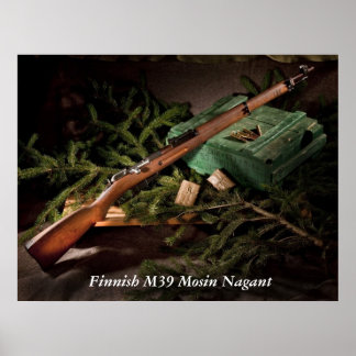 Finse M39 Mosin Nagant Poster