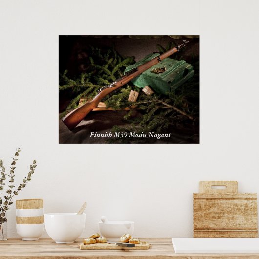 Finse M39 Mosin Nagant Poster (Keuken)