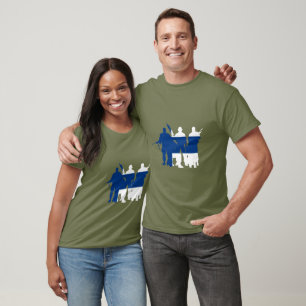 Finse militaire eenheden t-shirt