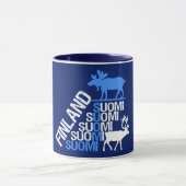 Finse mok met mazen en rendieren - kies stijl (Midden)