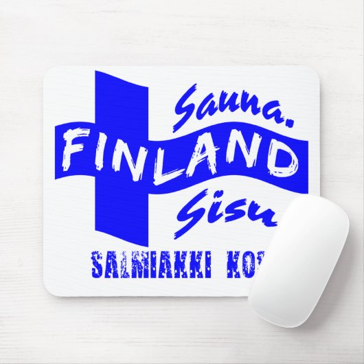 Finse mousepad muismat (Met muis)