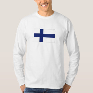 Finse nationale vlag t-shirt