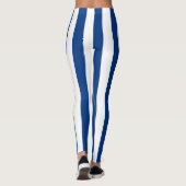 Finse nationale vlag Verticaal gestreept Leggings (Achterkant)