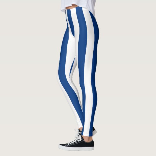 Finse nationale vlag Verticaal gestreept Leggings (Links)