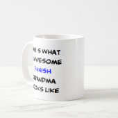 finse oma , geweldige koffiemok (Voorkant links)