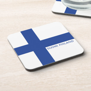 Finse onderzetters voor de vlag