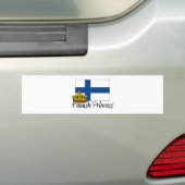 Finse prinses bumpersticker (Op auto)