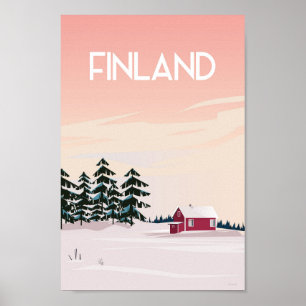 Finse reisposter Lapland Poster